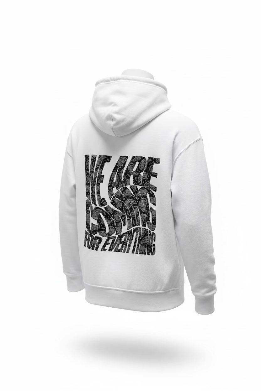 WE ARE COMING FOR EVERYTHING HOODIE PAISLEY